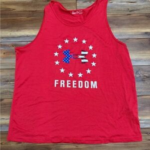 Red Under Armour tank